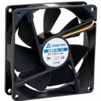 CHIEFTEC větrák AF-0925S, 92x92x25 mm Sleeve Fan, with 3/4pin connector CHIEFTEC větrák AF-0925S, 92x92x25 mm Sleeve Fan, with 3/4pin connector