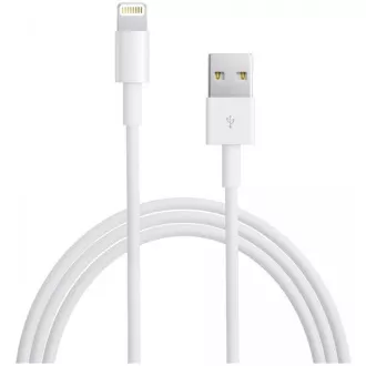 APPLE USB kabel s lightning konetorem - bílý (bulk balení) 2m APPLE USB kabel s lightning konetorem - bílý (bulk balení) 2m