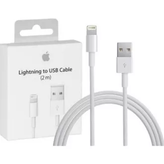 APPLE USB kabel s lightning konetorem - bílý (bulk balení) 2m APPLE USB kabel s lightning konetorem - bílý (bulk balení) 2m