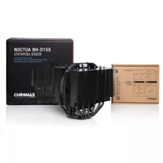 NOCTUA Chladič CPU NH-D15S CH-BK, 1x 140mm, LGA1851, AM5, černá NOCTUA Chladič CPU NH-D15S CH-BK, 1x 140mm, LGA1851, AM5, černá