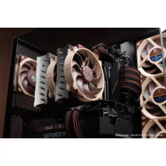 NOCTUA Ventilátor NF-A14x25r-G2-PWM, 140mm, hnědá NOCTUA Ventilátor NF-A14x25r-G2-PWM, 140mm, hnědá