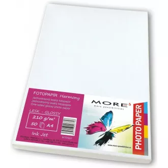 ARMOR More Fotopapír Harmony 210g, A4 glossy, 50listů, inkjet ARMOR More Fotopapír Harmony 210g, A4 glossy, 50listů, inkjet