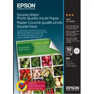 EPSON Paper A4 - Double-Sided Photo Quality Inkjet Paper A4 50 Sheets EPSON Paper A4 - Double-Sided Photo Quality Inkjet Paper A4 50 Sheets