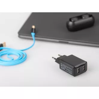 AVACOM HomeNOW 2 síťová nabíječka 5V 3, 4A 17W se dvěma USB-A výstupy AVACOM HomeNOW 2 síťová nabíječka 5V 3, 4A 17W se dvěma USB-A výstupy