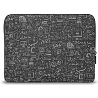 CONNECT IT Doodle pouzdro pro notebook 13.3", černá CONNECT IT Doodle pouzdro pro notebook 13.3", černá