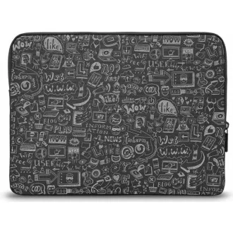 CONNECT IT Doodle pouzdro pro notebook 13.3", černá CONNECT IT Doodle pouzdro pro notebook 13.3", černá