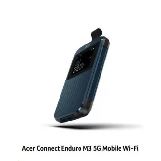 ACER Router Connect Enduro M6E, 20GB SIMO, 5G, LTE, 2.4" touch display, Wifi, NFC, USB-C, 2.4GHz, 8000mAh, White ACER Router Connect Enduro M6E, 20GB SIMO, 5G, LTE, 2.4" touch display, Wifi, NFC, USB-C, 2.4GHz, 8000mAh, White