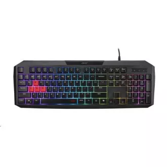 ACER Nitro Gaming Keyboard 100, Membrane Switch, 26 Anti-ghosting kláves, životnost 3 mil. stisků, 7 zón RGB podsvíc ACER Nitro Gaming Keyboard 100, Membrane Switch, 26 Anti-ghosting kláves, životnost 3 mil. stisků, 7 zón RGB podsvíc