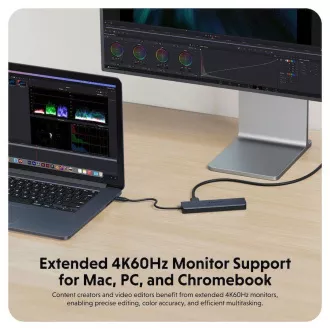 Hyper® EcoSmart™ Gen.2 USB-C 7-in-1 Hub 100W PD Pass-thru Hyper® EcoSmart™ Gen.2 USB-C 7-in-1 Hub 100W PD Pass-thru
