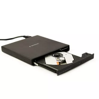 GEMBIRD externí DVD-ROM vypalovačka DVD-USB-04, černá GEMBIRD externí DVD-ROM vypalovačka DVD-USB-04, černá