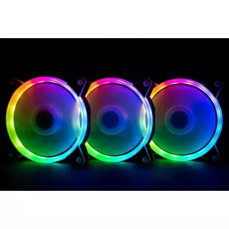 1stCOOL KIT AURA EVO CRYSTAL ARGB 3x Crystal White ventilátor + ARGB Nano řadič 1stCOOL KIT AURA EVO CRYSTAL ARGB 3x Crystal White ventilátor + ARGB Nano řadič