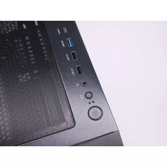 1stCOOL skříň GAMER 5, Mid tower, AU, USB 3.0, USB-C, bez zdroje, černá 1stCOOL skříň GAMER 5, Mid tower, AU, USB 3.0, USB-C, bez zdroje, černá