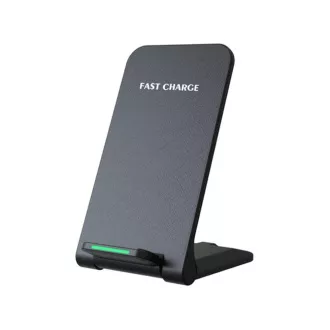 1stCOOL bezdrátová QI nabíječka H18, skládací stojánek, USB-C, černá 1stCOOL bezdrátová QI nabíječka H18, skládací stojánek, USB-C, černá