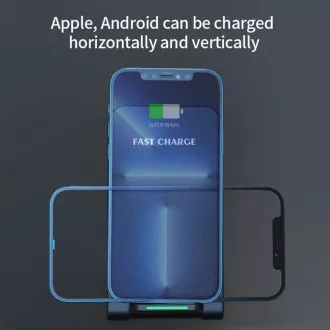 1stCOOL bezdrátová QI nabíječka H18, skládací stojánek, USB-C, černá 1stCOOL bezdrátová QI nabíječka H18, skládací stojánek, USB-C, černá