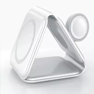 1stCOOL bezdrátová přenosná QI nabíječka 3v1, MagSafe, USB-C, černá 1stCOOL bezdrátová přenosná QI nabíječka 3v1, MagSafe, USB-C, černá