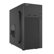1stCOOL skříň STEP Premium, micro tower, AU, USB 3.0, USB-C, 1x 120mm + 1x 80mm Fan, černá