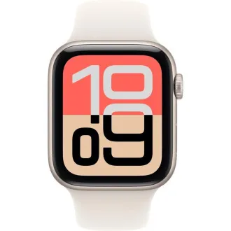 Apple Watch SE 3 GPS 44mm Starlight Aluminium Case with Starlight Sport Band - S/M Apple Watch SE 3 GPS 44mm Starlight Aluminium Case with Starlight Sport Band - S/M