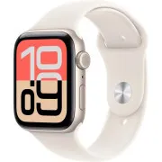Apple Watch SE 3 GPS + Cellular 44mm Starlight Aluminium Case with Starlight Sport Band - S/M