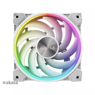 AKASA ventilátor SOHO AR, 12cm ARGB PWM fan, 120x120x25mm, bílá AKASA ventilátor SOHO AR, 12cm ARGB PWM fan, 120x120x25mm, bílá