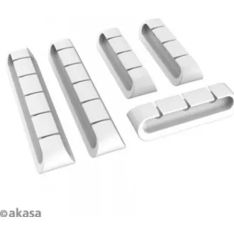 AKASA držák kabelů Cable Cord Holder White, bílá AKASA držák kabelů Cable Cord Holder White, bílá