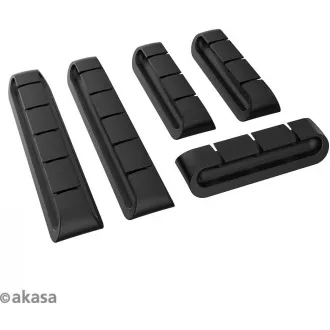 AKASA držák kabelů Cable Cord Holder, černá AKASA držák kabelů Cable Cord Holder, černá