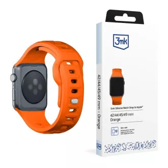 3mk řemínek Watch Strap pro Apple 42/44/45/49 mm Orange 3mk řemínek Watch Strap pro Apple 42/44/45/49 mm Orange