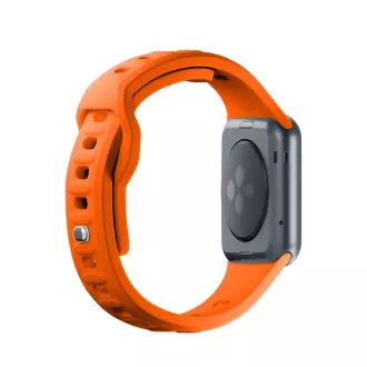 3mk řemínek Watch Strap pro Apple 42/44/45/49 mm Orange 3mk řemínek Watch Strap pro Apple 42/44/45/49 mm Orange