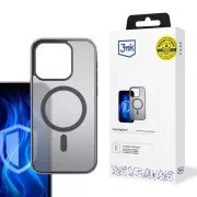 3mk ochranný kryt Frosty MagCase Black pro Apple iPhone 16 Pro
