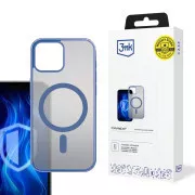 3mk ochranný kryt Frosty MagCase Blue pro Apple iPhone 15 Plus