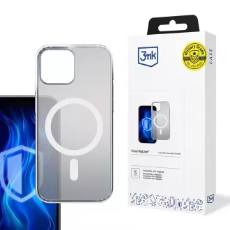3mk ochranný kryt Frosty MagCase White pro Apple iPhone 13 3mk ochranný kryt Frosty MagCase White pro Apple iPhone 13