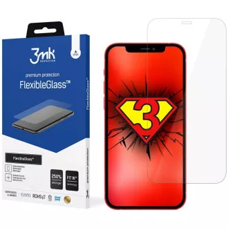 3mk hybridní sklo FlexibleGlass pro Apple iPhone 12/12 Pro 3mk hybridní sklo FlexibleGlass pro Apple iPhone 12/12 Pro