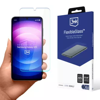 3mk hybridní sklo FlexibleGlass pro Samsung Galaxy S25 3mk hybridní sklo FlexibleGlass pro Samsung Galaxy S25
