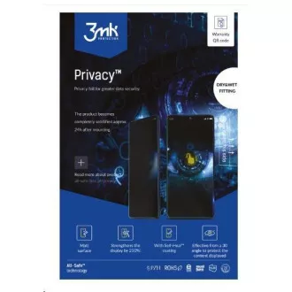 3mk All-Safe - AIO fólie BH Privacy Dry & Wet Fitting Phone, 5 ks 3mk All-Safe - AIO fólie BH Privacy Dry & Wet Fitting Phone, 5 ks