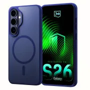 3mk ochranný kryt Smoke MagCase Blue pro Samsung Galaxy S26