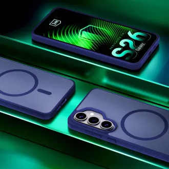 3mk ochranný kryt Smoke MagCase Blue pro Samsung Galaxy S26 3mk ochranný kryt Smoke MagCase Blue pro Samsung Galaxy S26