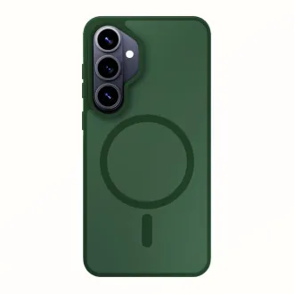 3mk ochranný kryt Smoke MagCase Green pro Samsung Galaxy S26 3mk ochranný kryt Smoke MagCase Green pro Samsung Galaxy S26