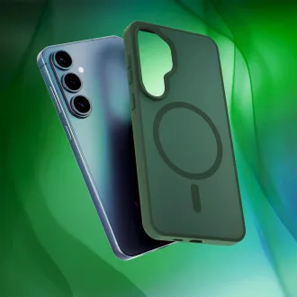 3mk ochranný kryt Smoke MagCase Green pro Samsung Galaxy S26 3mk ochranný kryt Smoke MagCase Green pro Samsung Galaxy S26