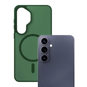 3mk ochranný kryt Smoke MagCase Green pro Samsung Galaxy S26 3mk ochranný kryt Smoke MagCase Green pro Samsung Galaxy S26