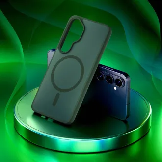 3mk ochranný kryt Smoke MagCase Green pro Samsung Galaxy S26 3mk ochranný kryt Smoke MagCase Green pro Samsung Galaxy S26