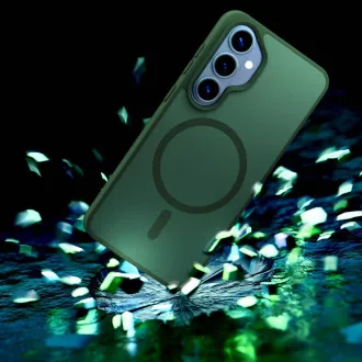 3mk ochranný kryt Smoke MagCase Green pro Samsung Galaxy S26 3mk ochranný kryt Smoke MagCase Green pro Samsung Galaxy S26