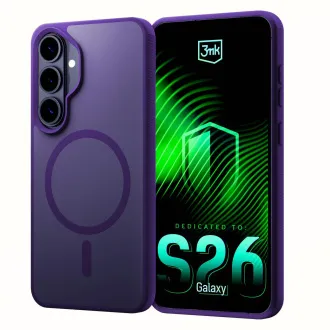 3mk ochranný kryt Smoke MagCase Purple pro Samsung Galaxy S26 3mk ochranný kryt Smoke MagCase Purple pro Samsung Galaxy S26