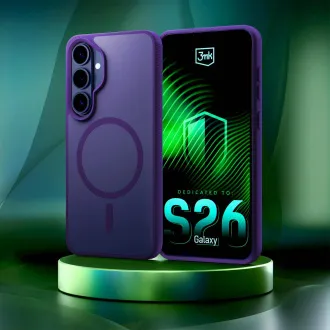 3mk ochranný kryt Smoke MagCase Purple pro Samsung Galaxy S26 3mk ochranný kryt Smoke MagCase Purple pro Samsung Galaxy S26