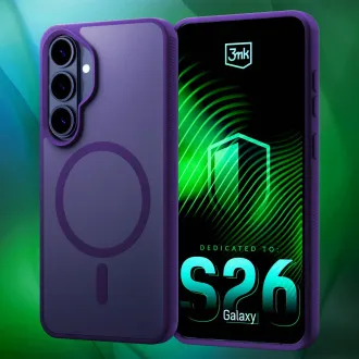3mk ochranný kryt Smoke MagCase Purple pro Samsung Galaxy S26 3mk ochranný kryt Smoke MagCase Purple pro Samsung Galaxy S26
