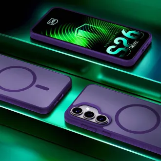 3mk ochranný kryt Smoke MagCase Purple pro Samsung Galaxy S26 3mk ochranný kryt Smoke MagCase Purple pro Samsung Galaxy S26