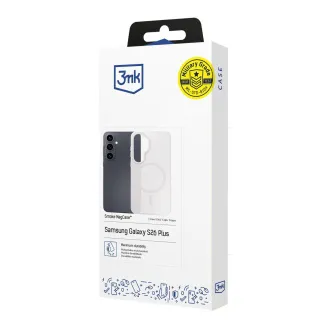 3mk ochranný kryt Smoke MagCase White pro Samsung Galaxy S26+ 3mk ochranný kryt Smoke MagCase White pro Samsung Galaxy S26+