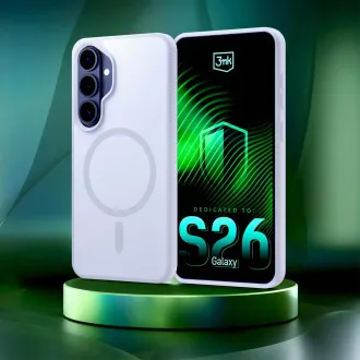 3mk ochranný kryt Smoke MagCase White pro Samsung Galaxy S26+ 3mk ochranný kryt Smoke MagCase White pro Samsung Galaxy S26+