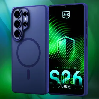 3mk ochranný kryt Smoke MagCase Blue pro Samsung Galaxy S26 Ultra 3mk ochranný kryt Smoke MagCase Blue pro Samsung Galaxy S26 Ultra