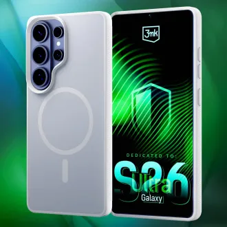 3mk ochranný kryt Smoke MagCase White pro Samsung Galaxy S26 Ultra 3mk ochranný kryt Smoke MagCase White pro Samsung Galaxy S26 Ultra