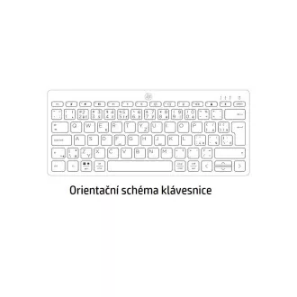 HP 350 BLK Compact Multi-Device Keyboard - klávesnice HP 350 BLK Compact Multi-Device Keyboard - klávesnice