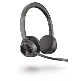 Poly Voyager 4320 bezdrátová náhlavní souprava, BT700 USB-C adaptér, stereo Poly Voyager 4320 bezdrátová náhlavní souprava, BT700 USB-C adaptér, stereo